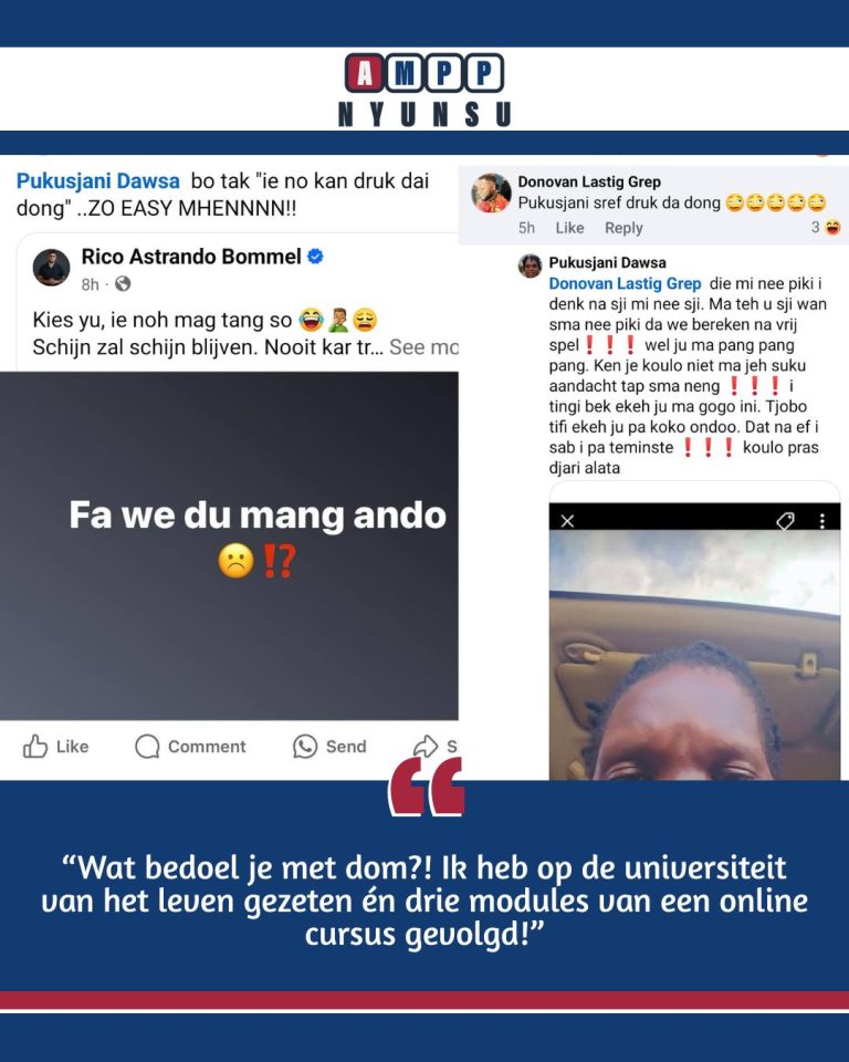 Pukusjani Dawsa betrapt op druk en dom gedrag nadat iemand haar druk en dom noemde